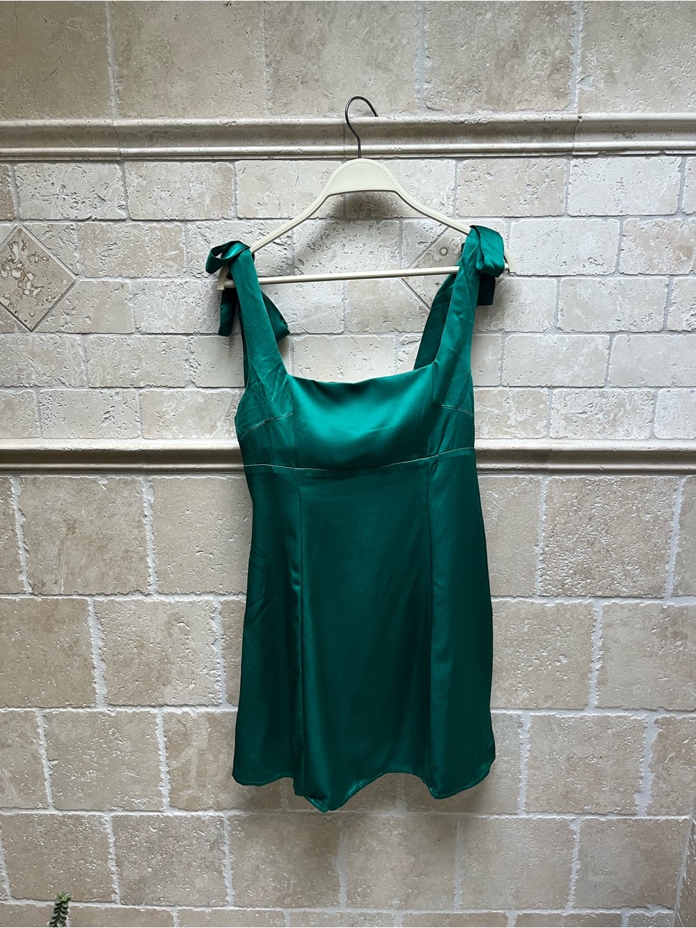 Altar’d State Posie Satin Mini Dress